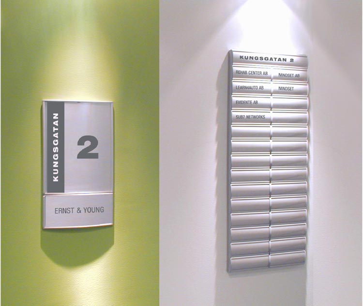 office & hotel indoor signs