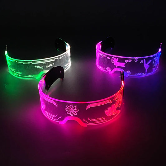 Cool Luminous Colorful LED Light Up Glasses