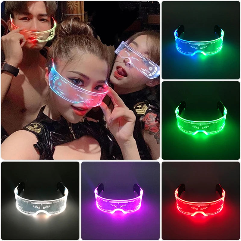 Cool Luminous Colorful LED Light Up Glasses