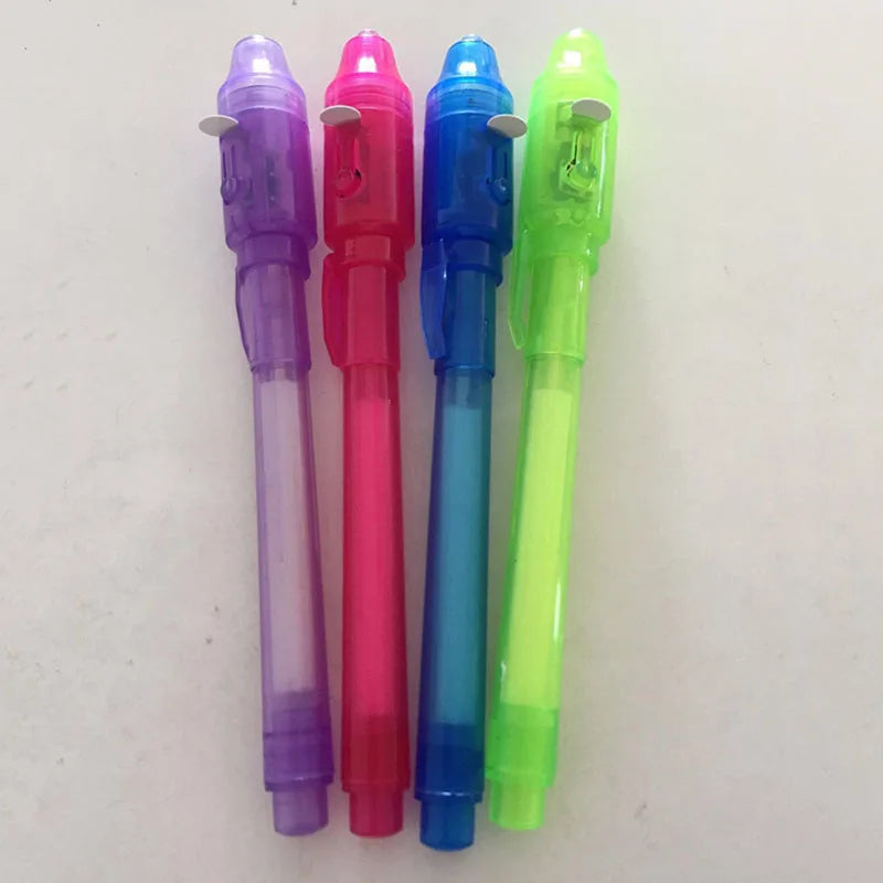 4pcs Luminous Light Pen Magic Purple