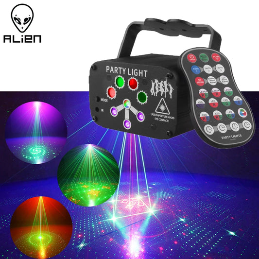 ALIEN RGB Mini DJ Disco Laser Light Projector