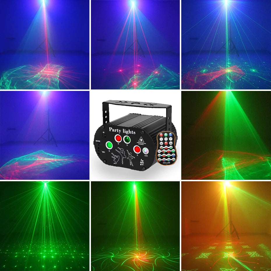 ALIEN RGB Mini DJ Disco Laser Light Projector