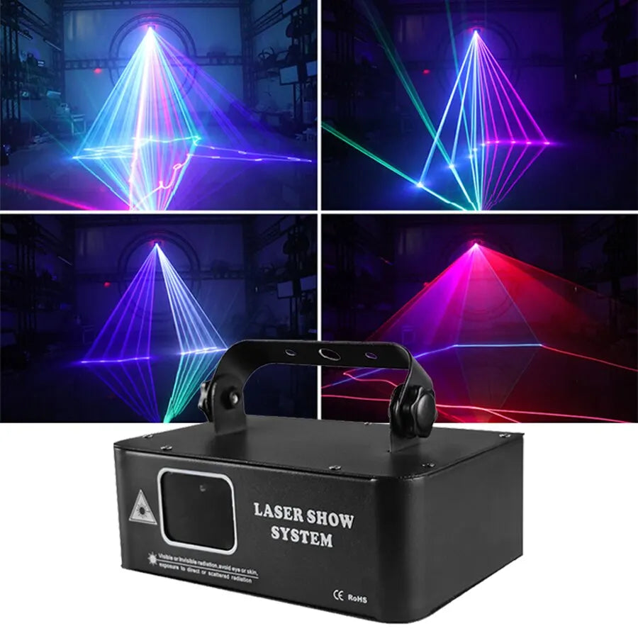 RGB Laser Beam Line Scanner Projector