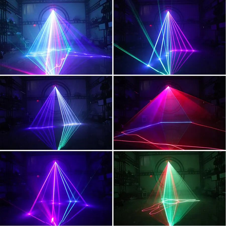 RGB Laser Beam Line Scanner Projector