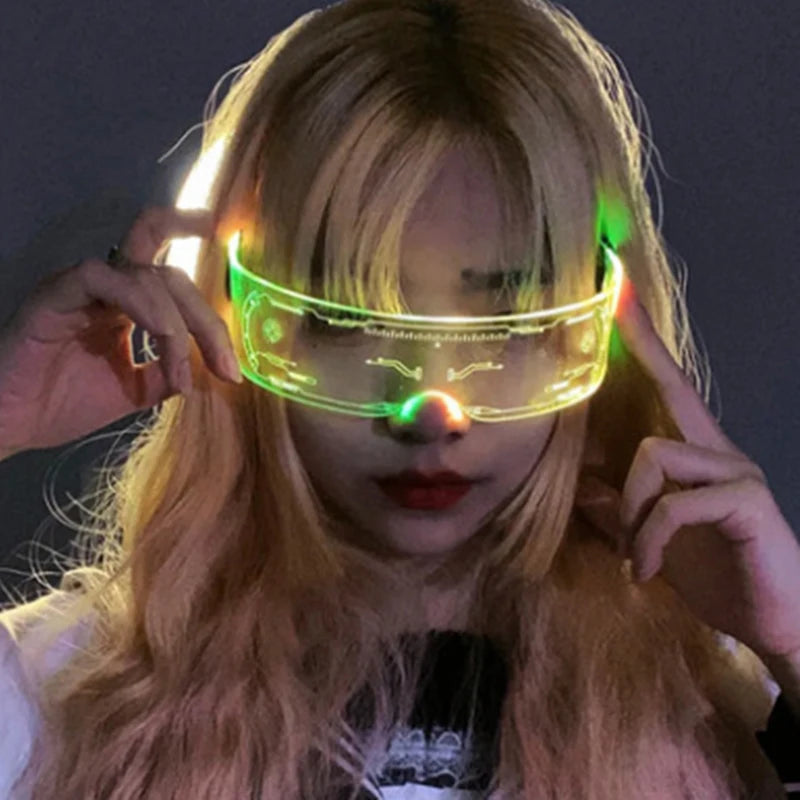 Cool Luminous Colorful LED Light Up Glasses