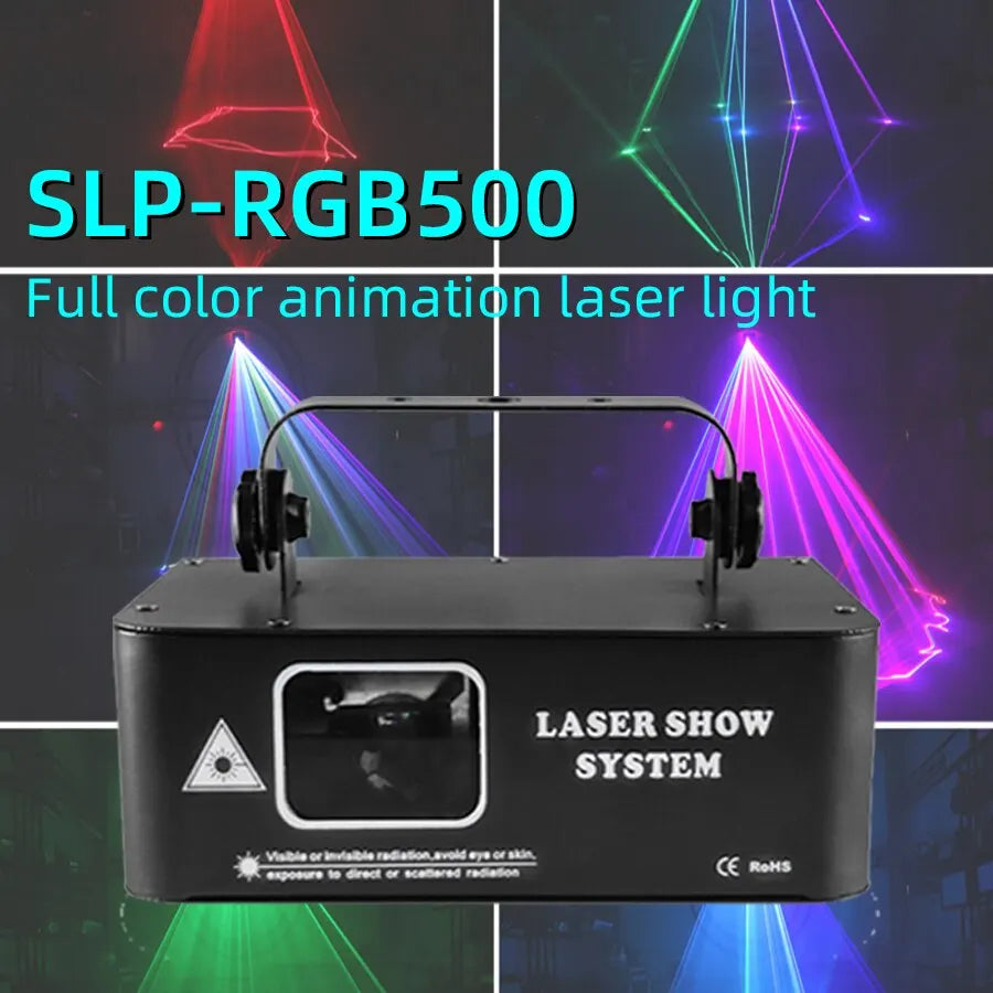 RGB Laser Beam Line Scanner Projector