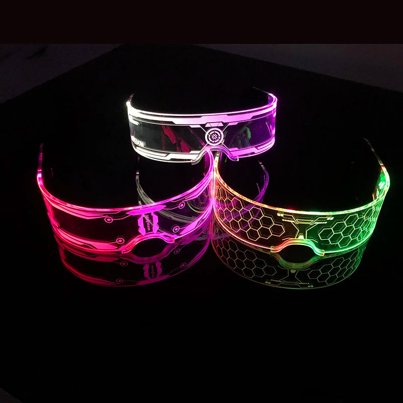 Cool Luminous Colorful LED Light Up Glasses