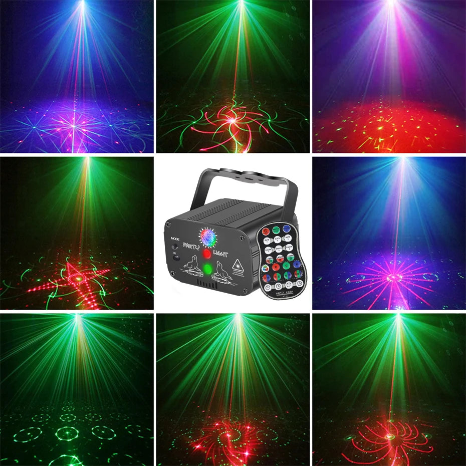 ALIEN RGB Mini DJ Disco Laser Light Projector