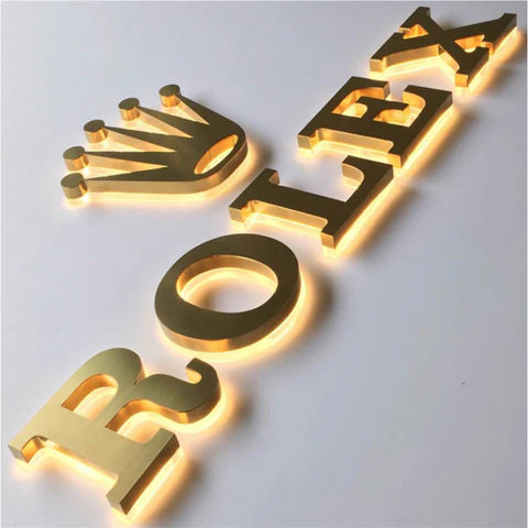 Stainless steel letters