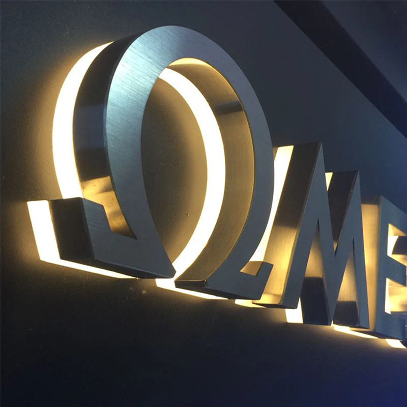 Stainless steel letters